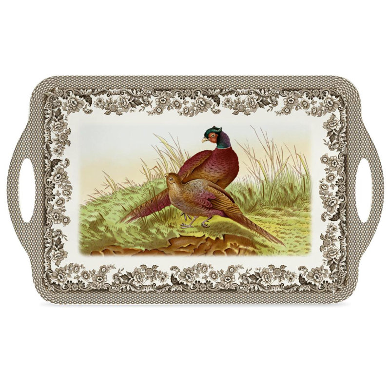 Pimpernel Large Melamine Rectangular Serving Tray with Handle & Reviews